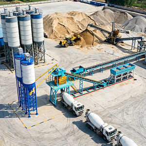 Centrale à béton intégrée multifonctionnelle de haute qualité 90m³/h sans fondation, pour l'assurance qualité - Product Image 1