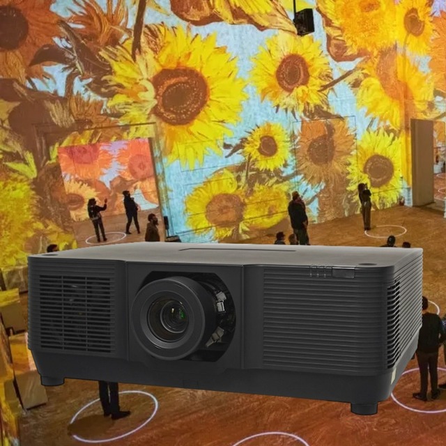 Outdoor Mapping Projector 12000 Lumen 4K Laser Large Scale Building Projection 3D Mapping Large-Venue Immersive Projection
