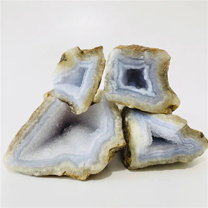 All'ingrosso cristalli naturali grezzi di pietra messicana Druzy curativo blu pazzo pizzo agata esemplare di pietra per la vendita - Product Image 4