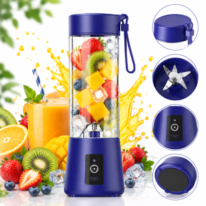 Mixeur portable sans fil vérifié pour usines B2B, presse-agrumes, tasse à smoothie, puissant broyeur de glace pour camping et pêche en extérieur - Product Image 1