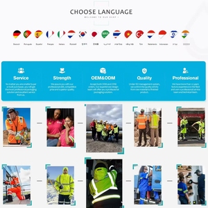 Chaleco de seguridad de poliéster de malla de punto sólido y 110gsm de alta visibilidad de 120GSM con tiras reflectantes y bolsillos para construcción - Product Image 4