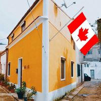 Drapeau du Canada personnalisé imprimé recto simple en polyester 3x5 pieds, personnalisable pour tous les drapeaux nationaux et les drapeaux portables pour voitures
