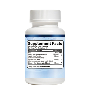 Cápsulas para el Cuidado Gastrointestinal de Marca Privada OEM, con Extracto de Corteza de Slippery Elm, para Apoyar la Digestión y el Metabolismo - Product Image 2