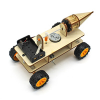 OKYN-G6789 Kit de Ensamblaje de Coche Robótico de Perforación DIY, Proyecto de Experimento Científico Educativo STEM para Niños