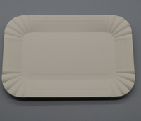 Assiettes à gâteaux en papier de carton Tray10 pouces assiettes à dessert compostables jetables nourriture Carton personnalisé classique fête restauration rapide doré