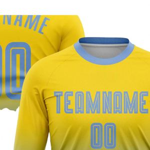 Camiseta de Fútbol Premium de Manga Larga con Diseño Degradado, Transpirable y que Absorbe la Humedad, para Entrenamientos, Partidos y Uso en Equipo - Product Image 5
