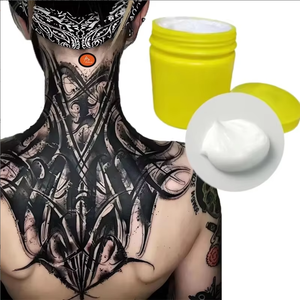 Crème de soin post-tatouage naturelle Hadiyah Beauty 500g, hydratante, rehausseur de couleur, protection, baume pour la peau, soin des tatouages. - Product Image 1