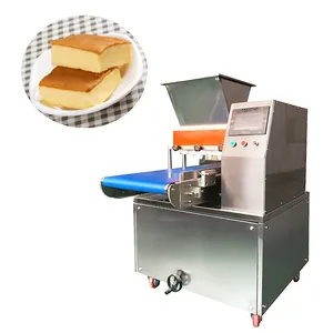 Otomatik cupcake depositor panda sünger kek yapma makinesi