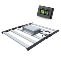 Longood Design haute efficacité 650w pliable à spectre complet Led barre lumineuse de croissance pour serre hydroponique 4x4