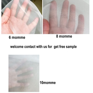 Vải <span class=keywords><strong>Organza</strong></span> tơ tằm 100% màu ngà, khổ 6mm/8mm/10mm, bán buôn, dùng may váy cưới, vải trơn nhuộm, đồ gia dụng, đồ ngủ cho bé gái, chất liệu dệt - Product Image 2