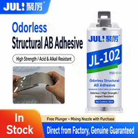 Adhésif structurel inodore à séchage rapide, faible odeur, haute résistance, adhésif acrylate AB pour collage métal sur métal JL102