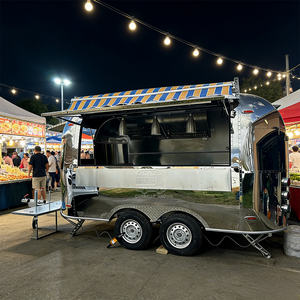 Camion de restauration rapide entièrement équipé en acier inoxydable, cuisine mobile, fumoir à barbecue, remorque à café - Product Image 5
