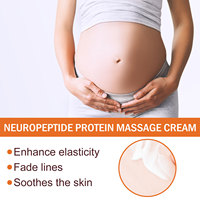 Crème de massage au beurre de karité et aux protéines végétales pour la réparation des vergetures et des cicatrices, hydratante douce et lissante pour le corps