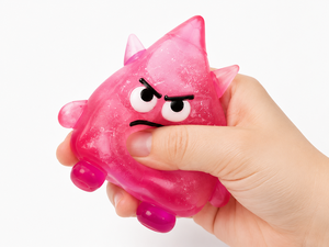 Custom Angry Triangle <b>Squishy</b> Toy Soft Transparent Fidget Stress Relief Toy for Gift Shops Wholesale - Product Image 4