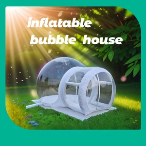 Domo Geodésico de <span class=keywords><strong>Policarbonato</strong></span> Transparente de Lujo, Estructura Inflable de Burbuja para Celebraciones, Bodas, Fiestas, Eventos al Aire Libre, Jardín - Product Image 4