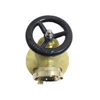 Hydrant incendie marin flexible de 1,5, 2 et 2,5 pouces, en laiton et acier inoxydable robuste, homologué SOLAS pour la lutte contre les incendies sur navires