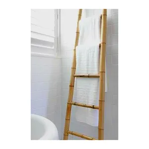 Çevre dostu bambu merdiven raf havlu askısı banyo, mutfak, dekor ev çok fonksiyonlu ev 0084817092069 WA