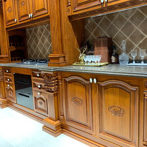 Panel de Puerta de Madera BAINENG, Muestra Promocional de Gabinete de <span class=keywords><strong>Cocina</strong></span>, Gabinete de <span class=keywords><strong>Cocina</strong></span> de Acero Inoxidable a <span class=keywords><strong>Bajo</strong></span> Precio - Product Image 3