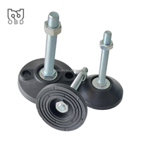 Pieds de nivellement robustes réglables en acier inoxydable SS304 D80 M10 M12 M14 M16 M20 pour banc de travail industriel