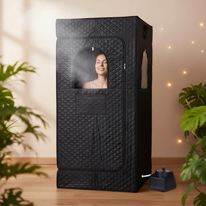 Machine de spa corporel portable et mobile pour usage domestique, sauna individuel pliable à vapeur chaude de haute qualité et confortable pour les soins de santé - Product Image 5