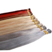 Grand stock 22 20 pouces 1gr Cuticules alignées Remy Pré-collées Extensions de cheveux humains Microlink Cheveux INDIENS Livraison rapide