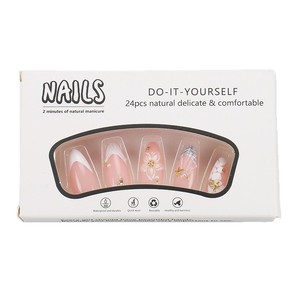 <span class=keywords><strong>Uñas</strong></span> Postizas de Lujo <span class=keywords><strong>con</strong></span> Punta Francesa en Forma de Almendra, Flor 3D <span class=keywords><strong>con</strong></span> Perla Dorada, <span class=keywords><strong>Uñas</strong></span> Postizas Reutilizables de ABS <span class=keywords><strong>Color</strong></span> <span class=keywords><strong>Nude</strong></span>, Arte de <span class=keywords><strong>Uñas</strong></span> Hecho a Mano, 24 Piezas - Product Image 6