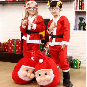 YY Wholesale Custom Velvet <b>Christmas</b> Uniform <b>Men</b> Blue Red Felt Children Santa Outfits Santa Claus Costume Santa <b>Suits</b> for Adults - Product Image 6