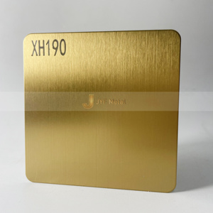 แผ่นเหล็กสแตนเลส M37 201 304 PVD สีทองขัดเงาเบอร์ 4 สำหรับตกแต่งผนังและฝ้าเพดาน พร้อมบริการตัด พับ เชื่อมตามมาตรฐาน JIS - Product Image 2