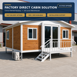 Casa Contenedor Modular Prefabricada Moderna de 20FT/30FT/40FT, Oficina, Cabina Impermeable, Diseño de Solución Total Expandible - Product Image 1