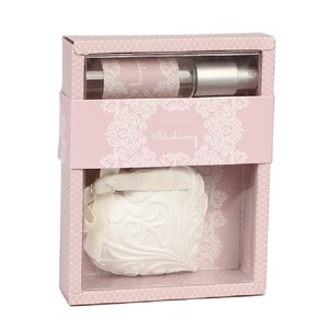 FinRu Coffret Cadeau Luxe Exquis Ensemble <span class=keywords><strong>de</strong></span> Pierres en Céramique Diffuseur d'Huiles Essentielles Parfum Diffuseur d'Air en Gypse <span class=keywords><strong>Pierre</strong></span> d'Encens - Product Image 5
