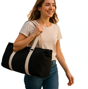 24 Inch Wholesale Custom Vintage Full Grain Leather Large Capacity Zipper Duffel <b>Holdall</b> <b>Weekender</b> Bag for Men - Product Image 1