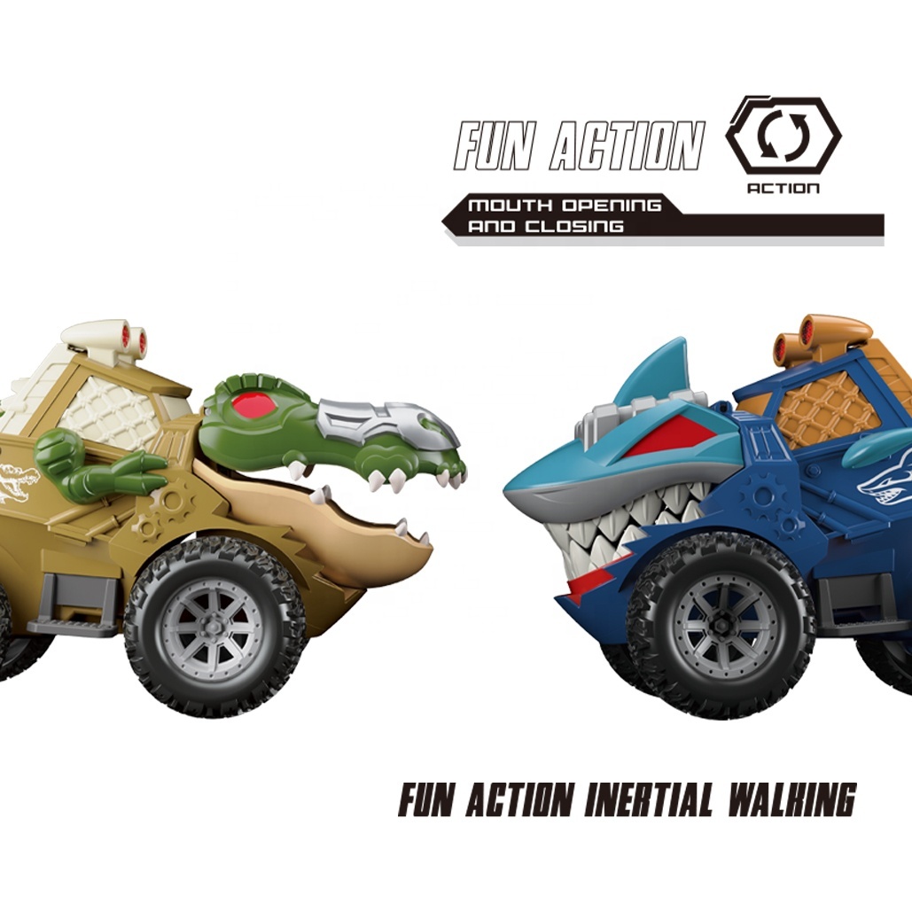 Lot De 5 Voitures à Inertie Animaux Toyvian - Jouets Éducatifs Pour Enfants Avec Effet De Traction