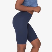 Shorts de sport taille haute élastique pour femme, compression yoga, gym, course, contrôle du ventre, cyclisme, séchage rapide