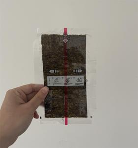 Alga <span class=keywords><strong>Nori</strong></span> Orgánica Seca en Bolsa con Cierre, para Onigiri, Temaki y <span class=keywords><strong>Sushi</strong></span>, 100 Hojas * 60 Bolsas/Caja - Product Image 3