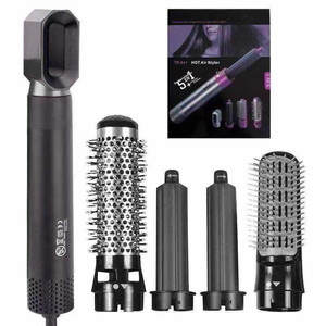 Sèche-cheveux professionnel 5-en-1 portable pour salon de coiffure, ensemble de séchage rapide, peigne à <span class=keywords><strong>air</strong></span> chaud, fer à boucler, <span class=keywords><strong>styler</strong></span> capillaire - Product Image 3