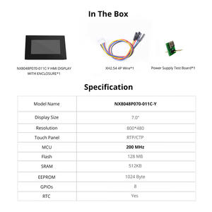 NEXTION NX8048P070-011R-Y NX8048P070-011C-Y HMI Module Intelligent Series Resistive/Capacitive LCD TFT Touch Display Screen D250 - Product Image 6