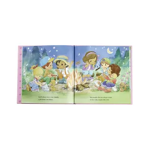 Buku Grosir Momen Berharga Natal, Anak-anak Sampul Keras Buku Cetak Kustom