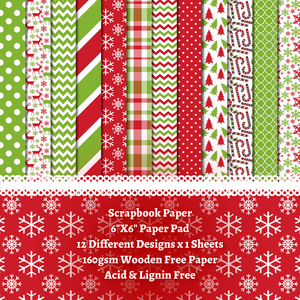 Lot de 12 feuilles de <span class=keywords><strong>papier</strong></span> de fond coloré pour carterie, matériel de scrapbooking et de création de cartes, thème Noël, très demandé - Product Image 5