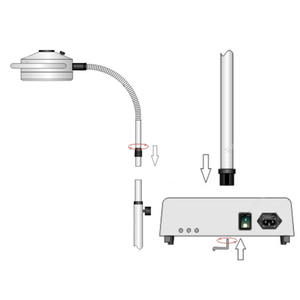 अस्पताल क्लिनिक समायोज्य पोर्टेबल फ्लोर स्टैंड परीक्षा के नेतृत्व में पशु चिकित्सा ऑपरेशन लाइट मोबाइल वेट लैंप - Product Image 3