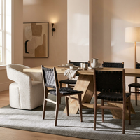 Chaise d'appoint nordique de luxe léger en tissu irrégulier, populaire pour salle à manger, coiffeuse, balcon et loisirs, au design minimaliste