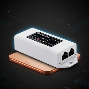 Hengxin HX-POE102B Répéteur PoE 3 ports IEEE802.3af/at 30W, extensible sur CAT5E 100m, répéteur en cascade pour caméras IP/AP sans fil - Product Image 1