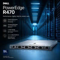 Serveur d'entreprise 1U en rack R470 le plus vendu, Intel Xeon 6e génération, DDR5, stockage NVMe, serveur réseau en stock