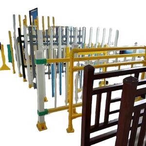 Fiberglass <strong>Handrail</strong> Fittings FRP Material Fiberglass Staircase Railing for Sale - Product Image 2