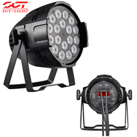 Projecteur LED professionnel 18 pièces 4-en-1 avec gradation fluide et effet stroboscopique – Solution complète pour l'éclairage des églises et des auditoriums