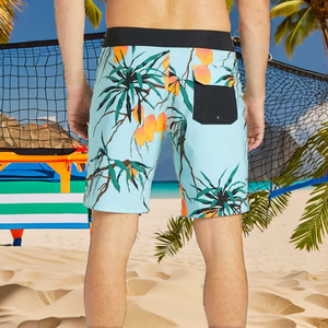 Shorts de Playa para Hombre, Trajes de Baño Vintage, Estilo Urbano, Personalizados, 100% Poliéster, Impermeables, Elásticos en 4 Direcciones, Estampados - Product Image 2