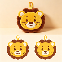 Serviette en peluche personnalisée de luxe, douce et durable, en forme de lion, de haute qualité, fabriquée par un fabricant de jouets en peluche sur mesure