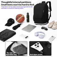 Sac à dos de sport extérieur personnalisé avec logo, sac de badminton, sac de raquette de badminton pour homme, compartiment imperméable pour chaussures, sac de padel