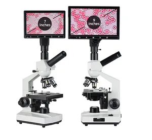 Double layer Capillary microscope/darkfield live blood analysis optical biological microscope