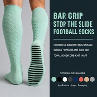 Chaussettes de football rembourrées et renforcées pour la production en série, antidérapantes, avec grip pour l'entraînement