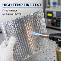 Matériau d'isolation thermique moderne en aluminium haute température pour toitures et fours, écologique R4.0